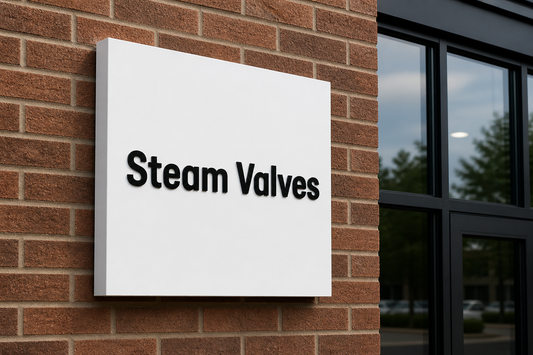 New Company Sign Installed at SteamValves.co.uk HQ