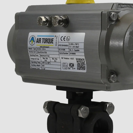 Air Torque Actuated Heavy Duty Carbon Steel Ball Valves